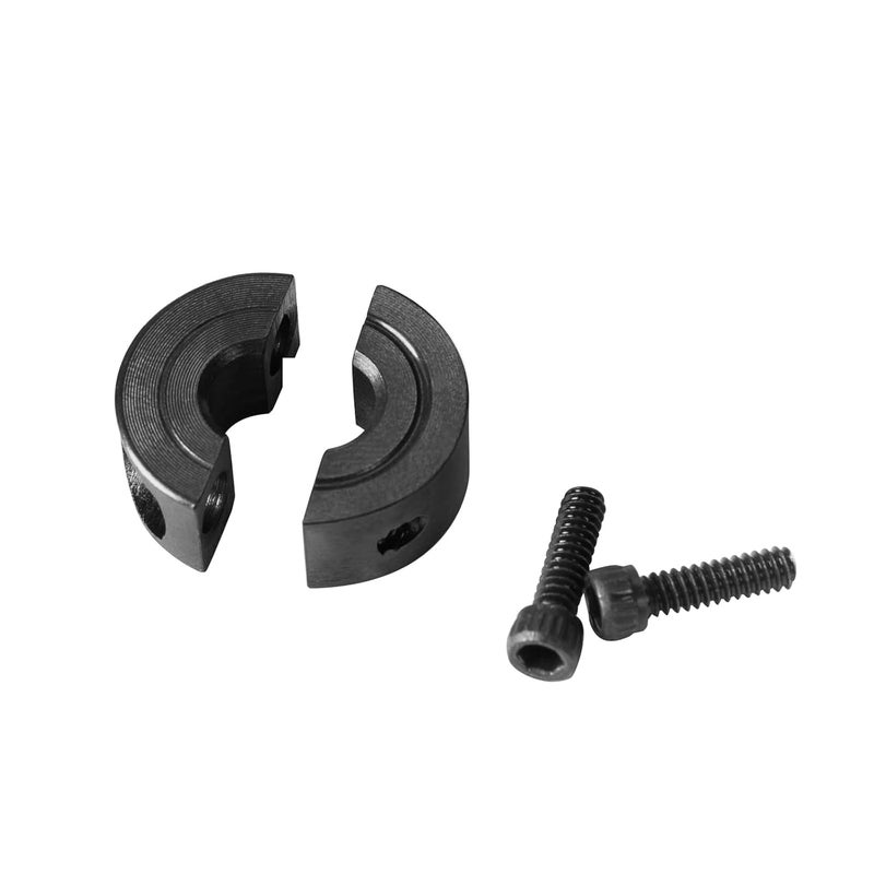 Sinoblu Store 45 Steel Double Split Shaft Collar 9/16" inch ID 1 5/16" inch OD 7/16" Thickness Two-Piece Clamping Collar 4PCS Locking Collar Used in Various Equipment and Machinery to Secure Gears - Image 4